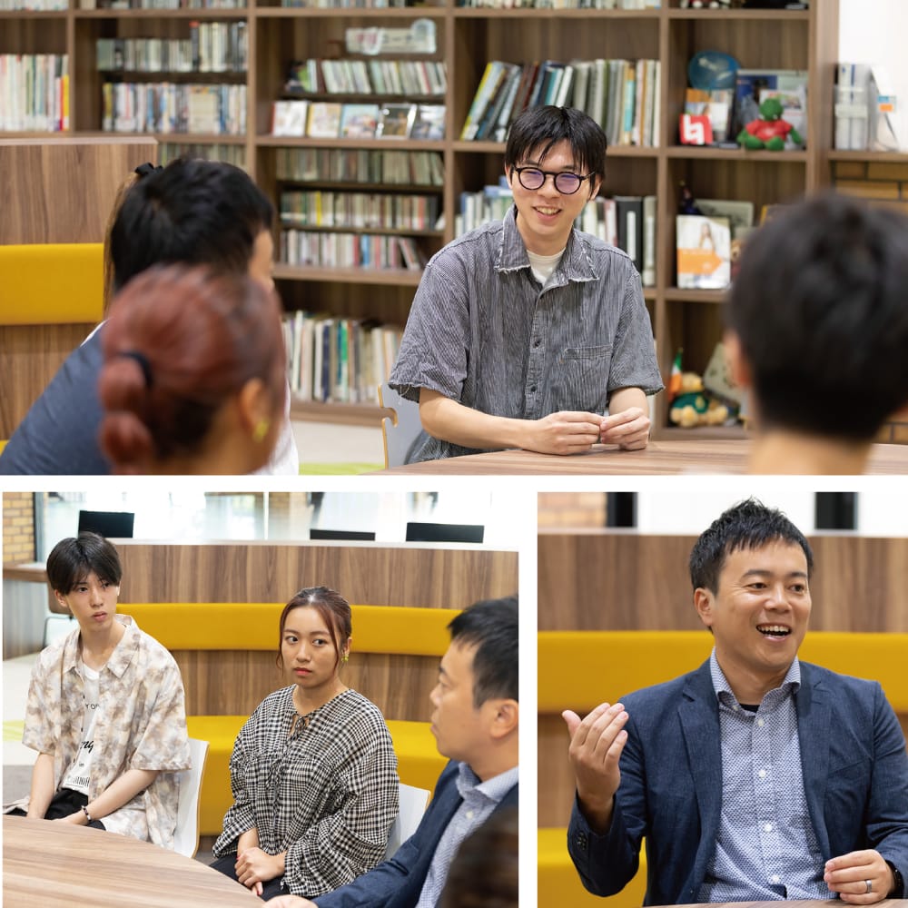 スペシャル対談 世界で活躍する卒業生×在校生